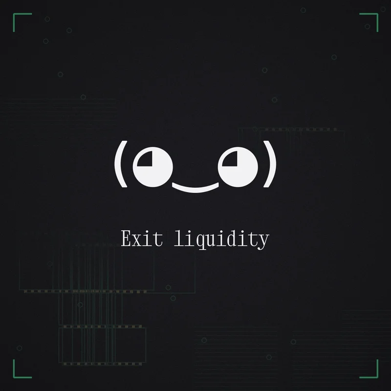 (◕‿◕) Exit liquidity