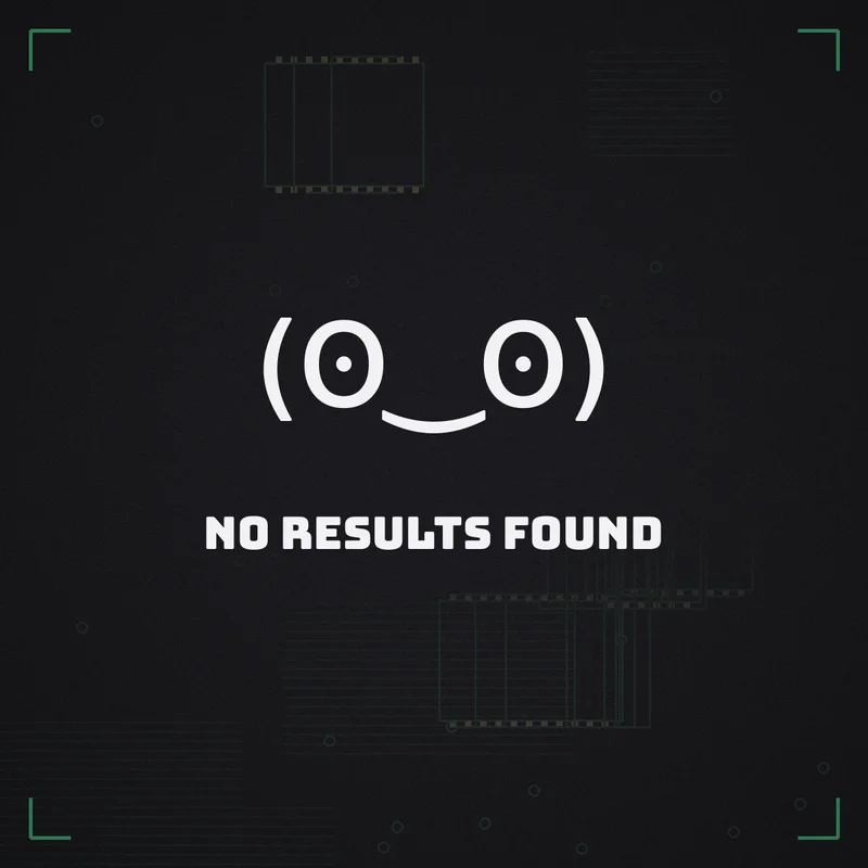 (ʘ‿ʘ) No results found