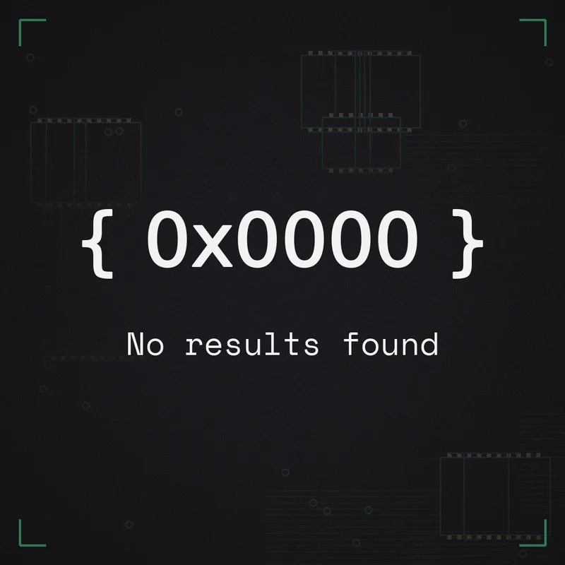 { 0x0000 } No results found