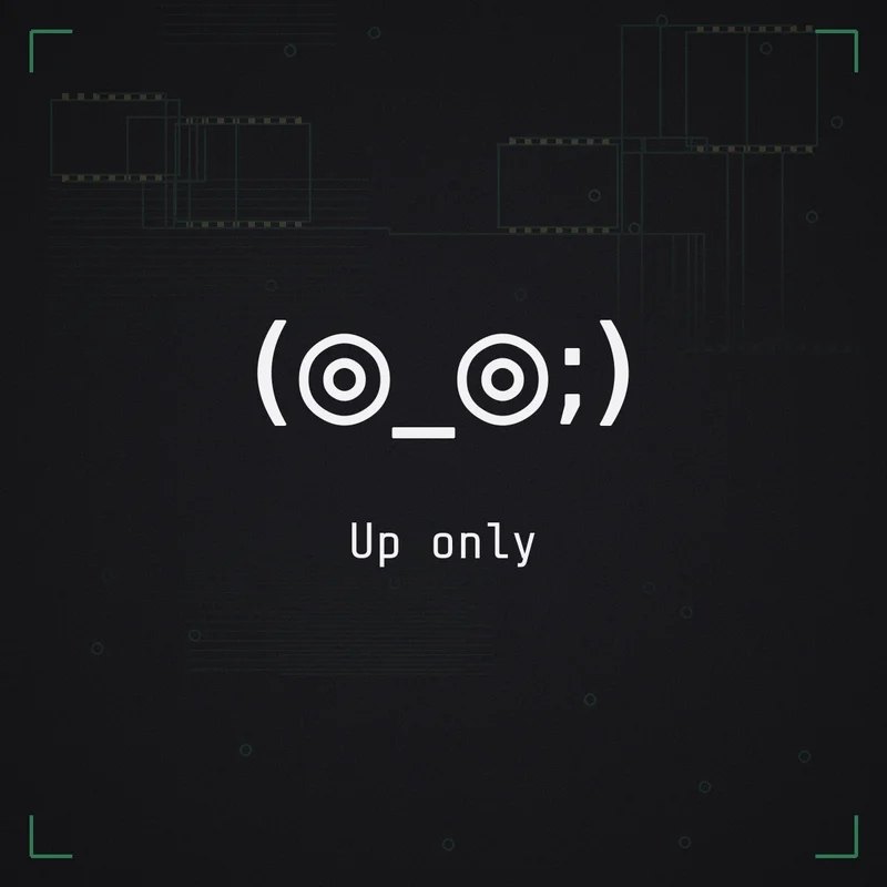(◎_◎;) Up only