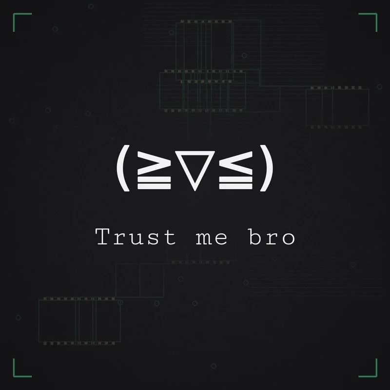 (≧▽≦) Trust me bro