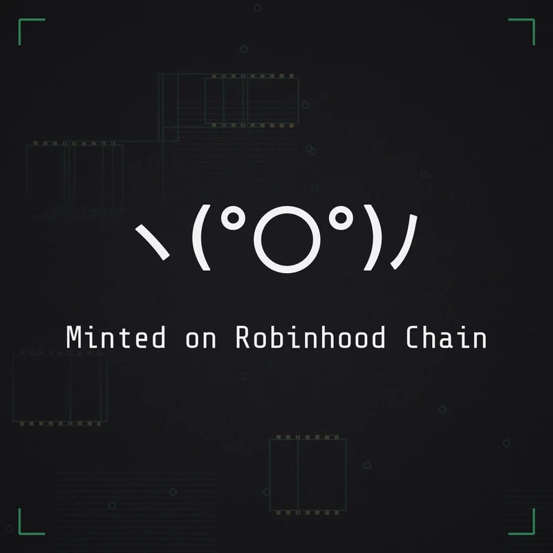 ヽ(°〇°)ノ Minted on Robinhood Chain
