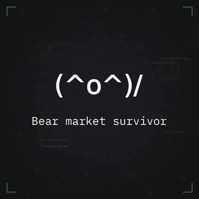 (^o^)/ Bear market survivor