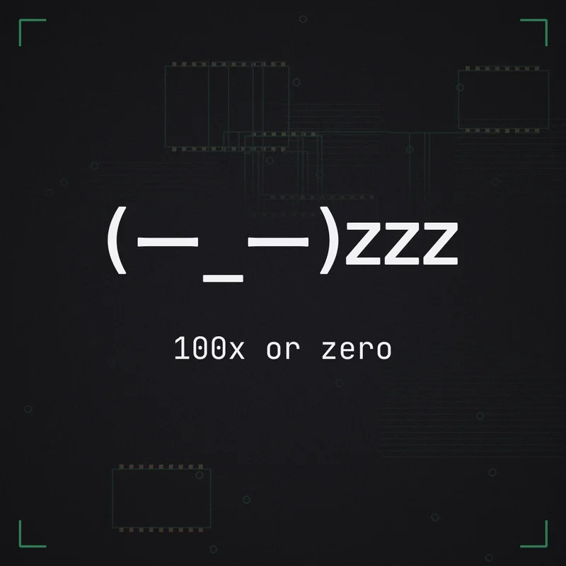 (ー_ー)zzz 100x or zero