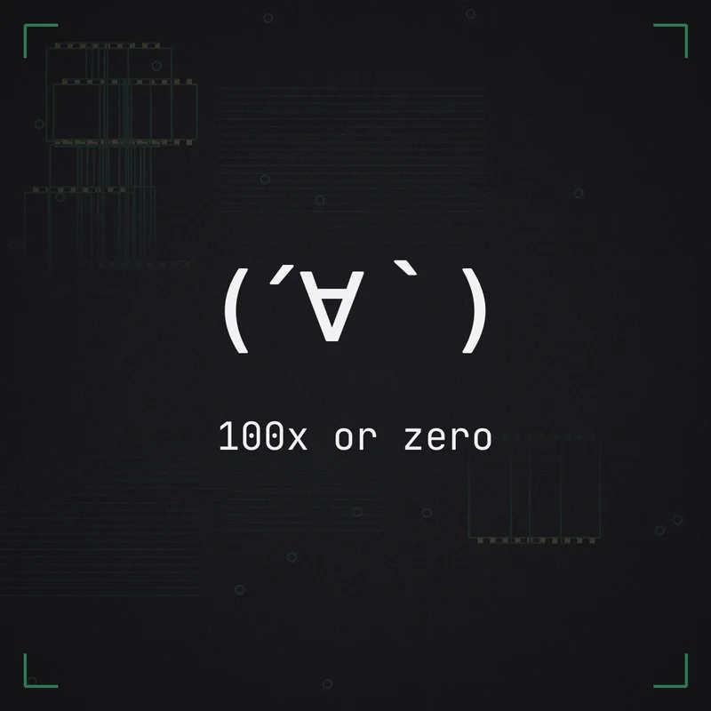 (´∀`) 100x or zero