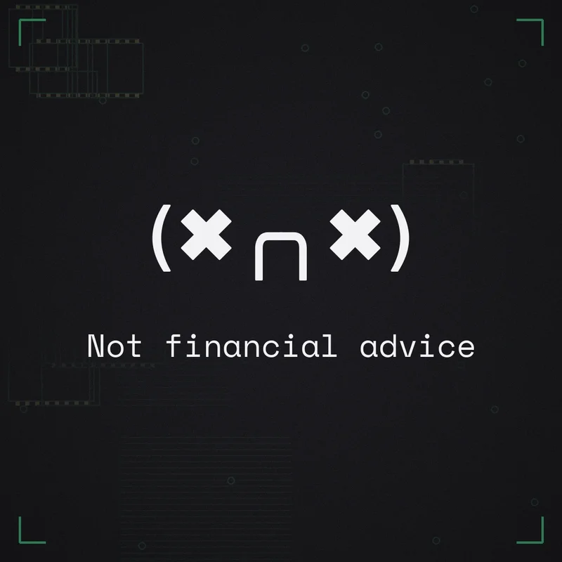 (✖╭╮✖) Not financial advice