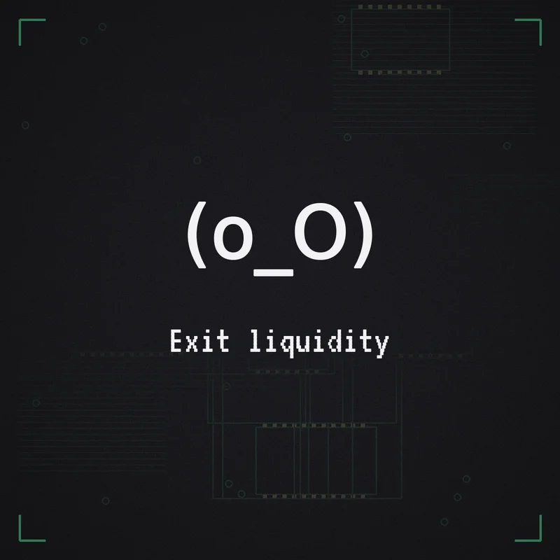 (o_O) Exit liquidity