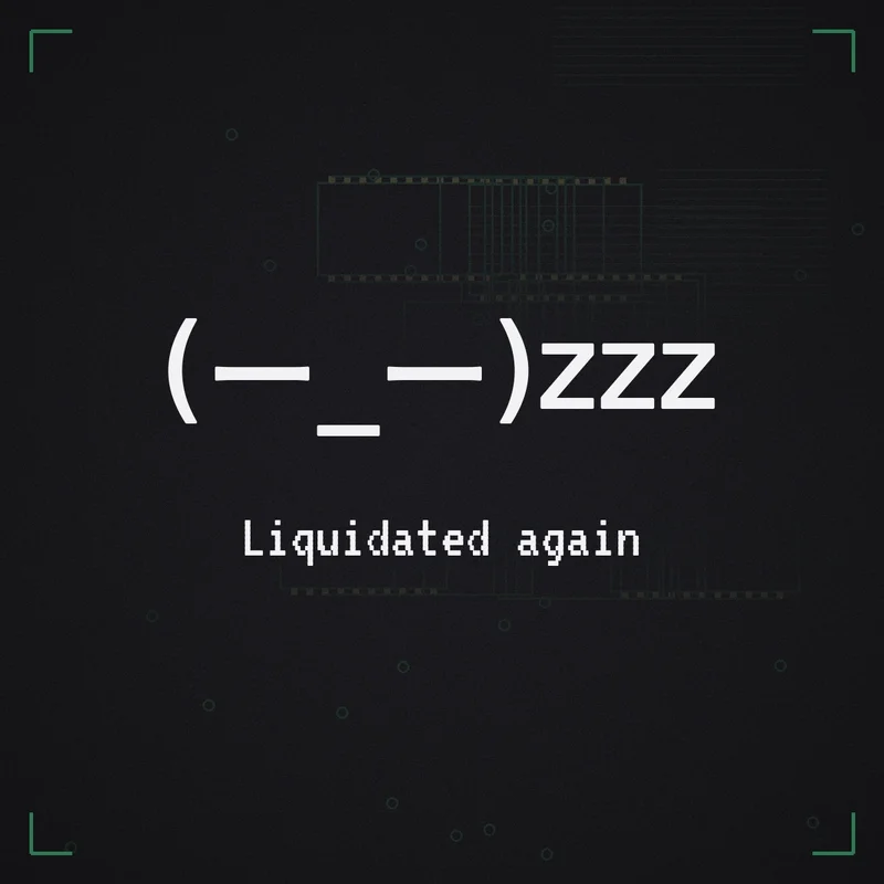 (ー_ー)zzz Liquidated again