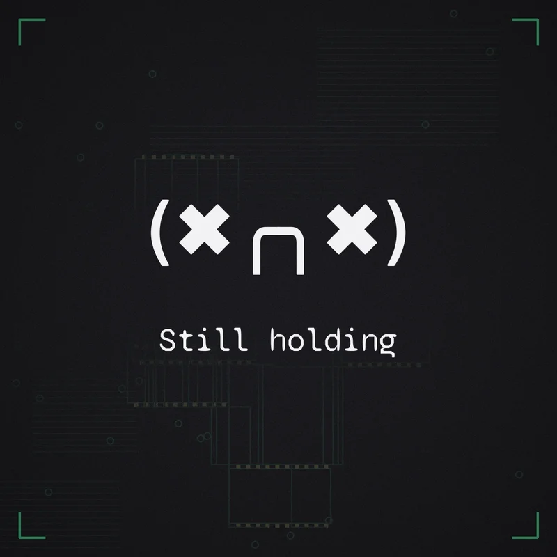 (✖╭╮✖) Still holding