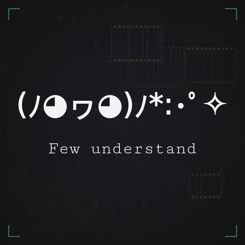 (ノ◕ヮ◕)ノ*:・゜✧ Few understand