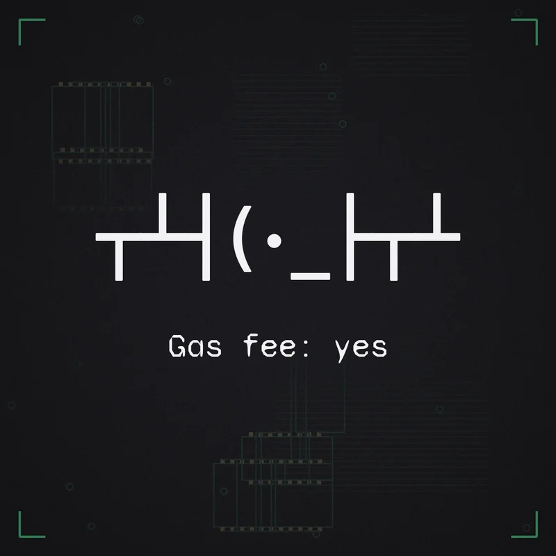 ┬┴┤(・_├┬┴ Gas fee: yes