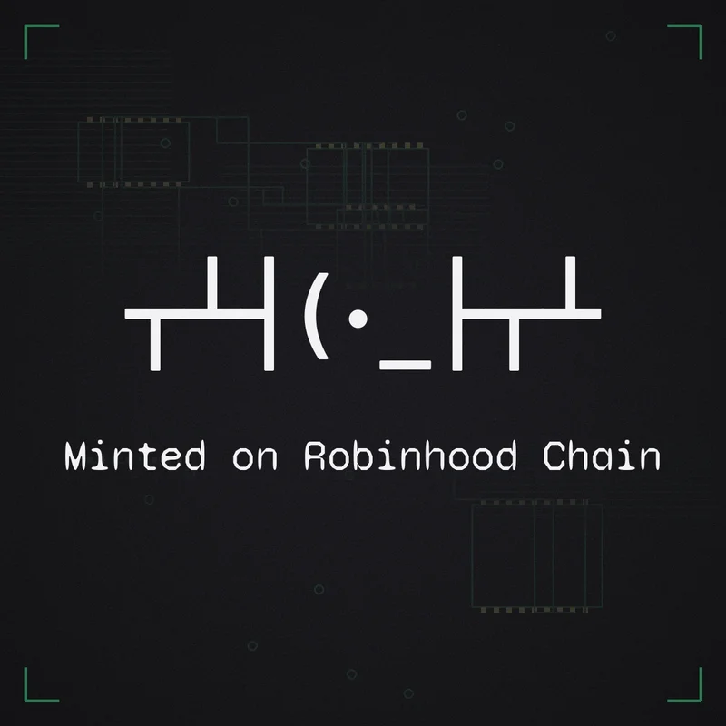 ┬┴┤(・_├┬┴ Minted on Robinhood Chain