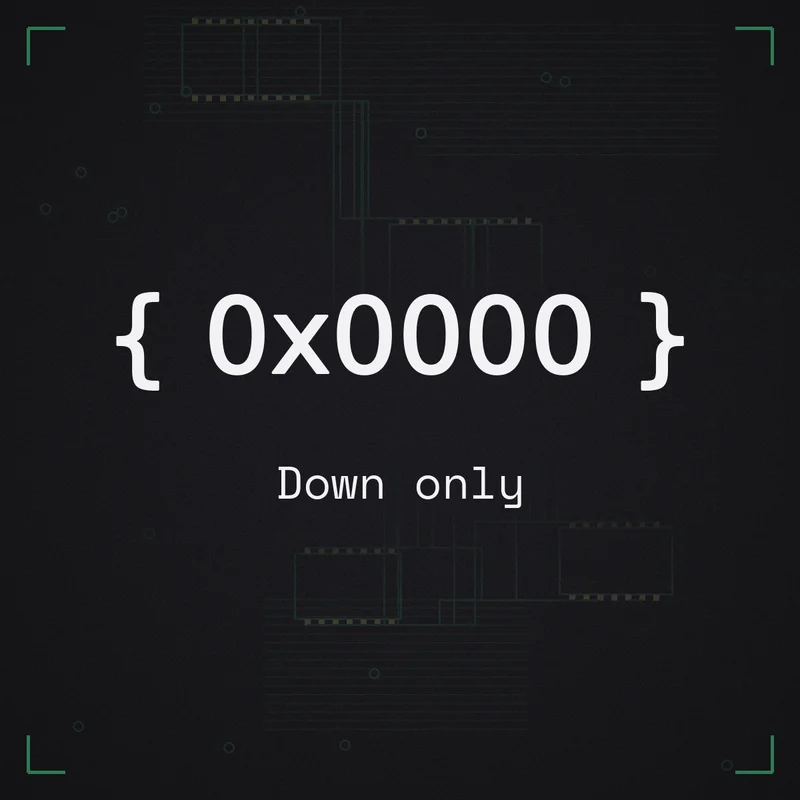 { 0x0000 } Down only