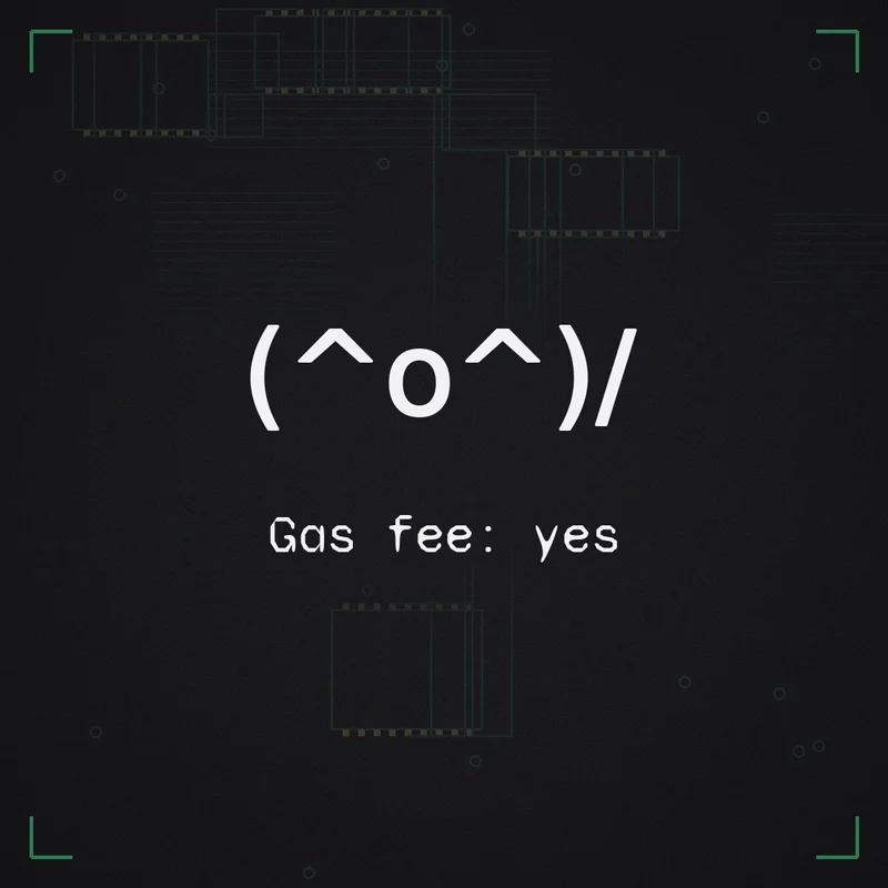 (^o^)/ Gas fee: yes