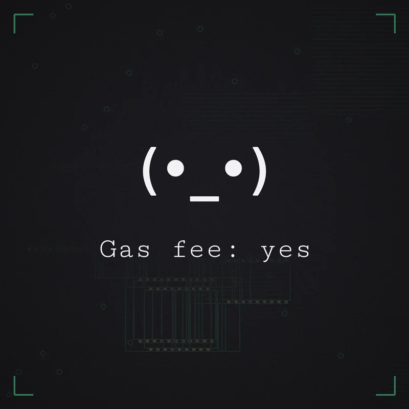 (•_•) Gas fee: yes