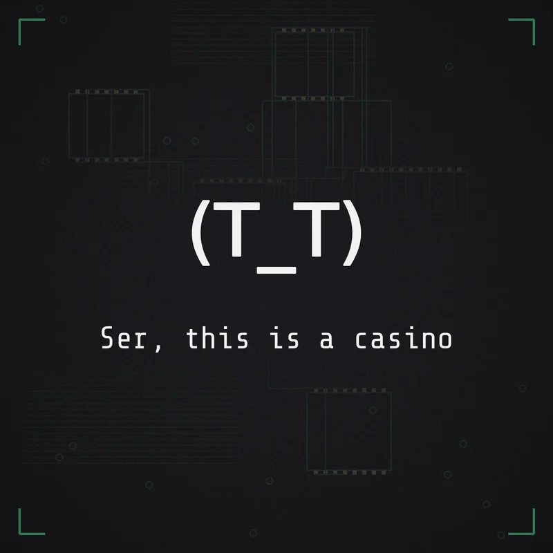 (T_T) Ser, this is a casino