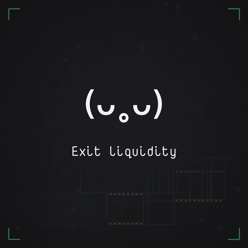 (ᴗ˳ᴗ) Exit liquidity