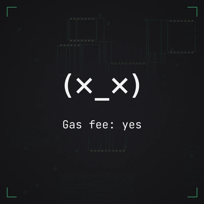 (×_×) Gas fee: yes